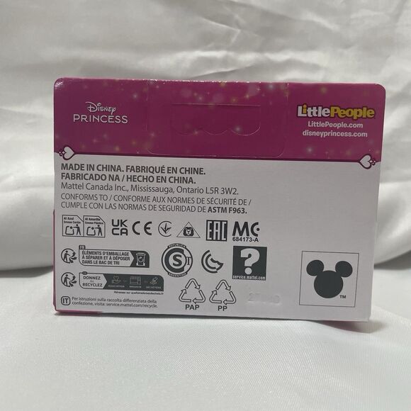 Fisher-Price Little People Disney Princess Figure Set Ariel & Flounder - Picture 4 of 7